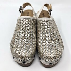 cubanas lucky slingback mules